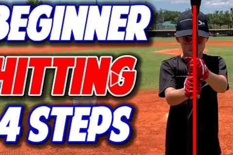 Coaching Beginner Baseball | Basic Hitting 4 Easy Steps (Pro Speed Baseball)