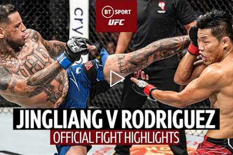 This fight went down to the wire!  Li Jingliang v Daniel Rodriguez  UFC 279 Fight Highlights