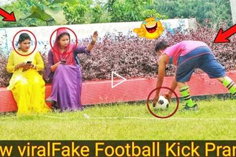 Viral fake football kick prank 2022!!Football scary Prank gone wrong reaction!!Crazy fun Prank