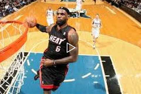 LeBron James - Absolutely All Slam Dunks /HD/