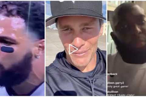 Tom Brady APOLOGIZES BREAKING TABLET & Lenny IN GYM AFTER DUB 🔥