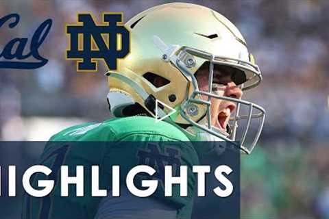 Notre Dame. vs. California | EXTENDED HIGHLIGHTS | 9/17/2022 | NBC Sports