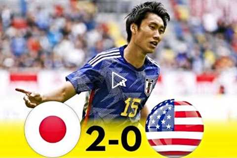 Japan vs USA 2-0 Goals & Highlights | Friendly 2022