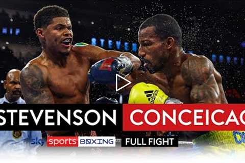 FULL FIGHT! Shakur Stevenson dominates Robson Conceicao after being stripped of belts!