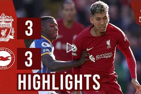 HIGHLIGHTS: Liverpool 3-3 Brighton | Firmino double as Reds fight back for draw