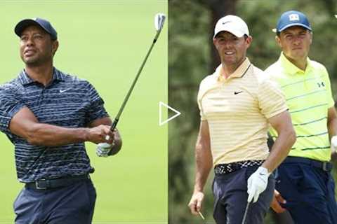 Tiger Woods, Rory McIlroy & Jordan Spieth Best Shots Highlights