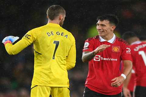 Lisando Martinez bizarrely calls Man Utd team-mate David de Gea ‘b****’ on Instagram following..