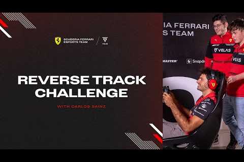  Reverse Track Challenge with Carlos Sainz, Brendon Leigh and David Tonizza 