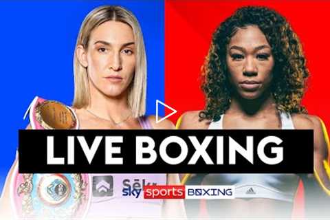 LIVE BOXING! Mikaela Mayer vs Alycia Baumgardner  Unification fight 🏆