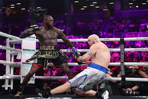 ‘Amazing to be back’ – Watch Deontay Wilder KO Robert Helenius in FIRST ROUND of return fight with..