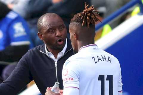 Wilfried Zaha ‘feeling the love’ at Crystal Palace as Patrick Vieira vows to keep Liverpool..