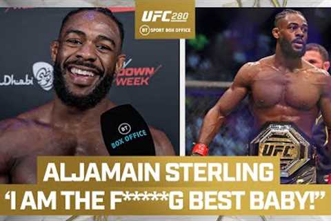 ''I''m the f*****g best baby!'' Aljamain Sterling reacts to UFC 280 win  UFC280 post-fight interview