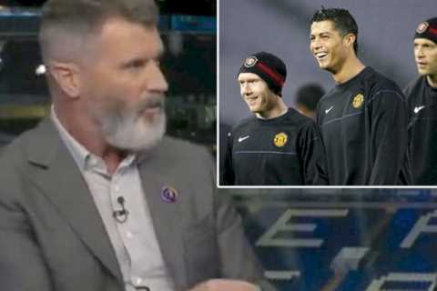 Paul Scholes and Rio Ferdinand dug out by Roy Keane in Cristiano Ronaldo argument