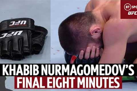 Khabib Nurmagomedov''s Final Eight Minutes As UFC Champion Inside The Octagon  🦅 End Of An Era