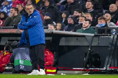 Ex-Chelsea boss Maurizio Sarri claims Feyenoord fans threw URINE at home during Lazio clash in..