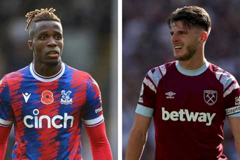 West Ham vs Crystal Palace: Wilfried Zaha and Declan Rice must see ambitions met as transfer..
