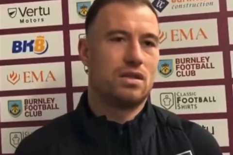 Burnley star Ashley Barnes in hilarious X-rated interview on BBC after scoring in heated Blackburn..