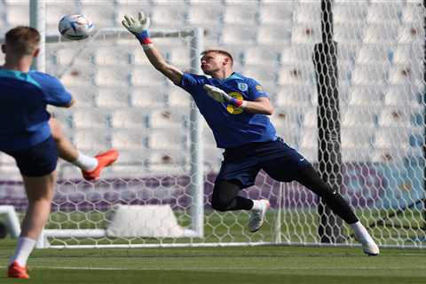 Aaron Ramsdale trolled by England team-mates who joke he keeps talking about Arsenal being top of..