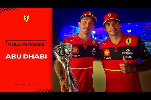 SF Full Access - 2022 Abu Dhabi GP | Sealing the Deal 🏆