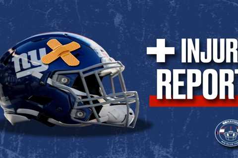 Giants-Cowboys final injury report: Giants rule out 7 players, with several also questionable