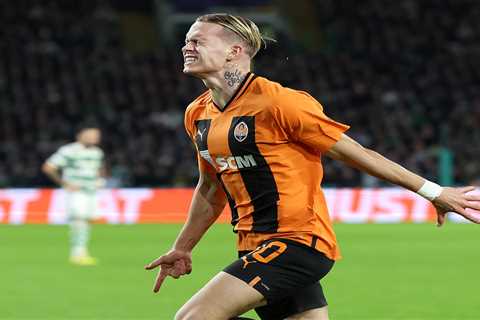 Arsenal boost as club set to win transfer race for Mykhaylo Mudryk with Shakhtar Donetsk ‘dropping..