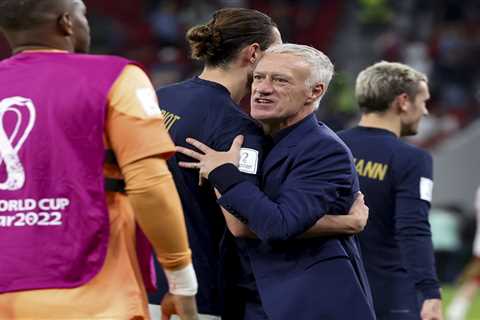 France manager Deschamps faces not having contract renewed if he loses to England in World Cup as..