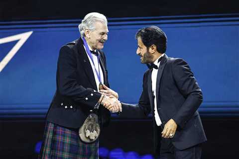 FIA President Mohammed Ben Sulayem names Gordon Murray as the inaugural recipient of the FIA..