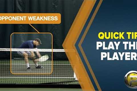 Pickleball Quick Tip - Play the Player with Lucy Kovalova