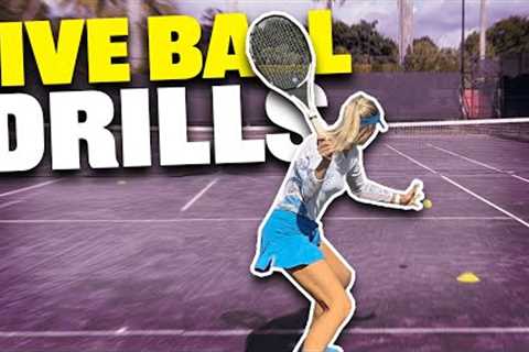 Best LIVE BALL Rally Drills with UTR 10 College Player | Tennis Lesson