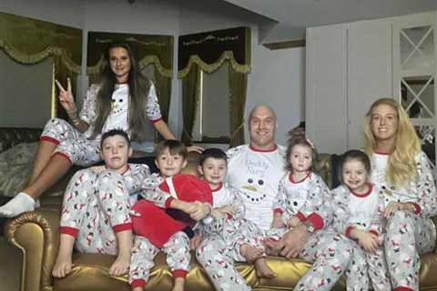 Tyson Fury along with Premier League stars lead sportsmen enjoying Christmas celebrations with..