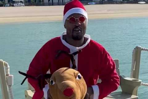 Patrice Evra becomes half-Santa and half-reindeer in bonkers Christmas Day video