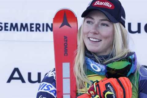 Mikaela Shiffrin edges closer to World Cup wins record with victory in Austria