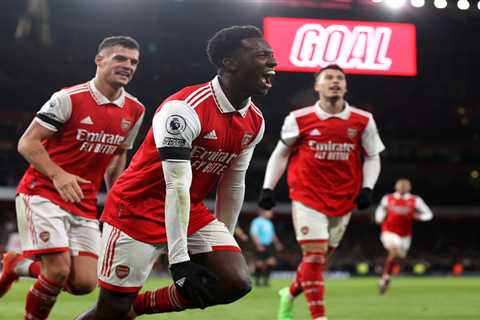 Arsenal 3 West Ham 1: Saka, Martinelli and Nketiah all score in brilliant comeback in front of..