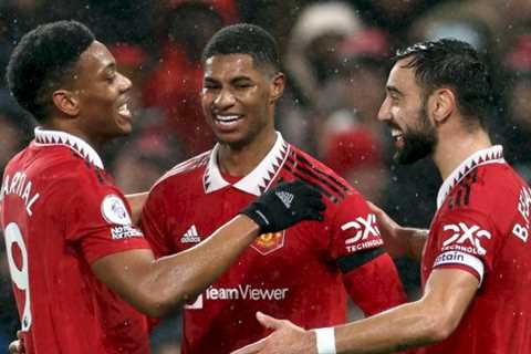 Man Utd 3-0 Nottingham Forest: Rashford helps hosts keep Champions League pace