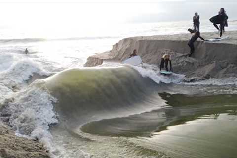 RAW: How a RIVER WAVE FORMS START TO FINISH