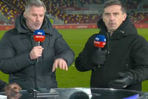 Neville and Carragher in furious row live on Sky Sports over Liverpool owners and Man Utd ‘blowing..