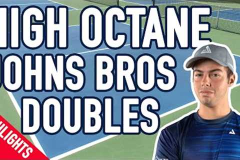 HIGH Octane Doubles with Ben Johns & Collin Johns - Pickleball Highlights