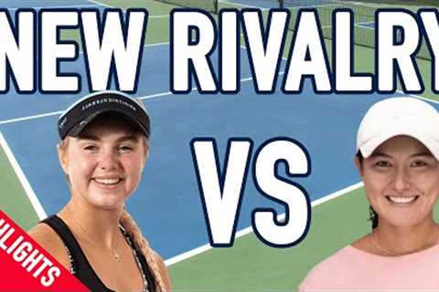 EXCITING New RIVALRY in Pickleball Singles - Anna Leigh Waters (ALW) VS Anna Bright