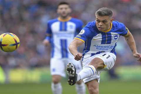 Tottenham face transfer battle with bitter rivals Arsenal in bid to sign Brighton star Leandro..