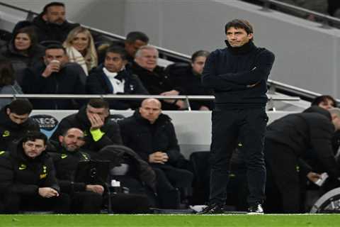 ‘It’s EMBARRASSING’ – Arsenal legend Merson slams Tottenham boss Conte for tactics in first half of ..