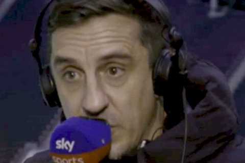 Gary Neville says Arsenal will finish below Man Utd as fans ask if he’s ‘on the wind up’