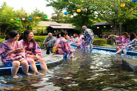 Hot Spring Onsen in Tokyo, Japan