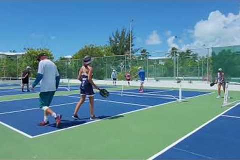 Club Med Turkoise: Lucy Kitcher Pickleball Vacations - Lucy/Chard vs Suu/Kenneth