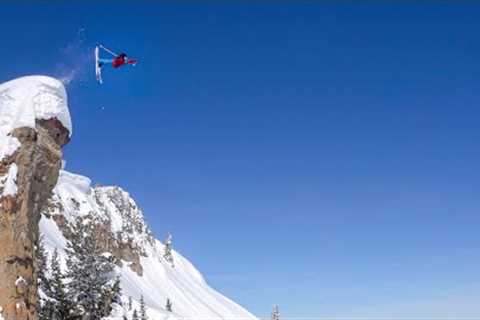 Skiing off Huge Cliffs in Jackson Hole | Owen Leeper