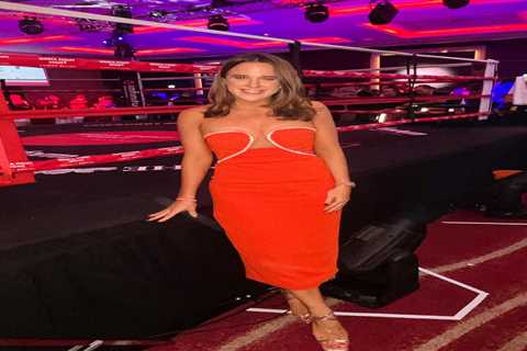 ‘It was awful’ – DAZN reporter reveals she suffered wardrobe malfunction while working at boxing..