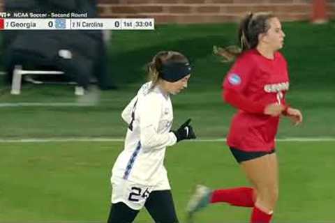 #7 Georgia vs #2 North Carolina (Second Round) | Women Soccer Nov 17,2022