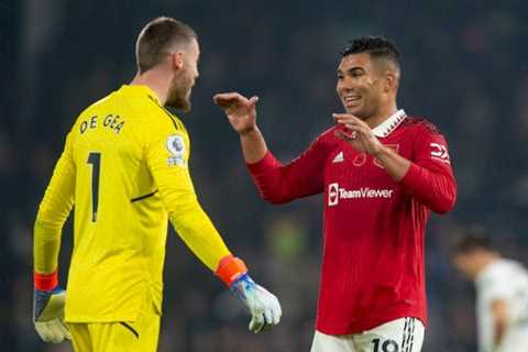 De Gea refuses to play down Casemiro importance as Man Utd talisman faces three-match ban