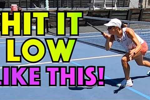 7 KEY Ways To Keep The Ball LOW In Pickleball (So You Can Prevent An Attack Before It Happens)