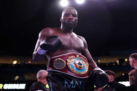 Lawrence Okolie to fight unknown David Light for cruiserweight world titles on March 25 after..