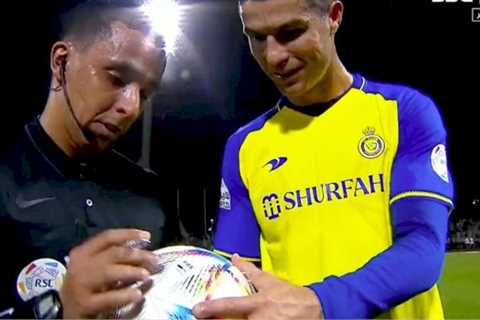 Cristiano Ronaldo asked referee to sign hat-trick ball after scoring four goals